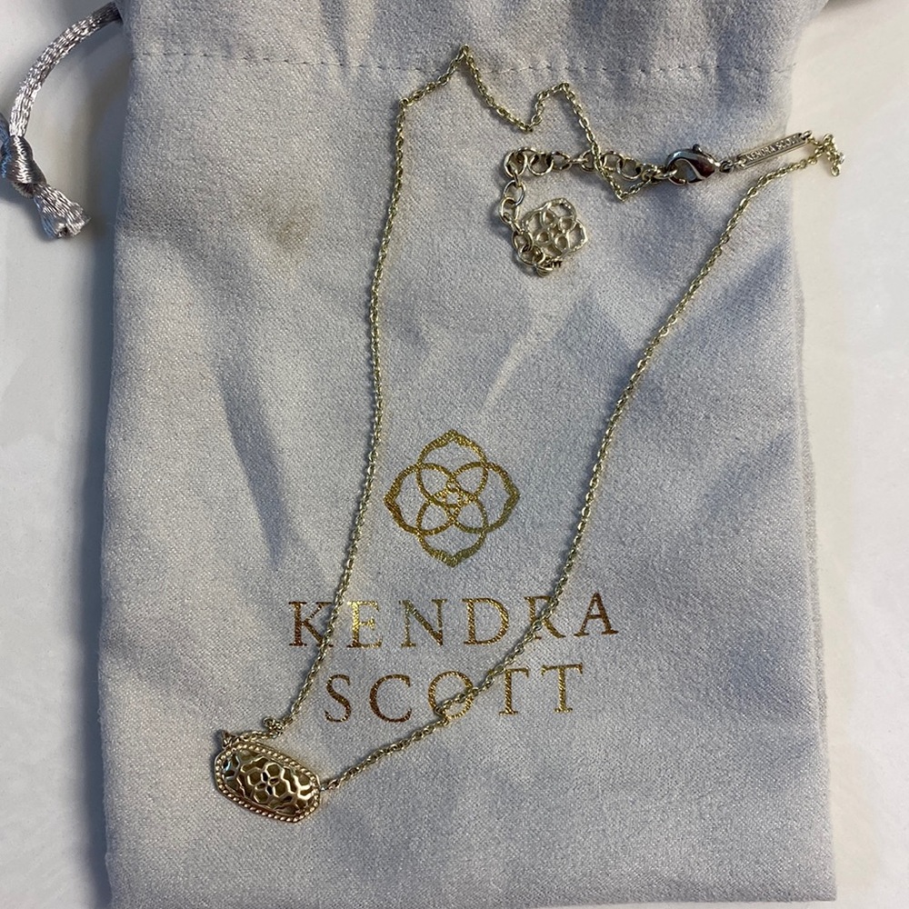 Kendra Scott Elise pendant necklace - gold